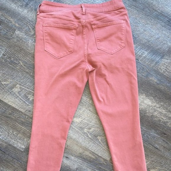 Mid-Rise Rockstar Skinny Jeans - Dust Rose - Picture 3 of 3